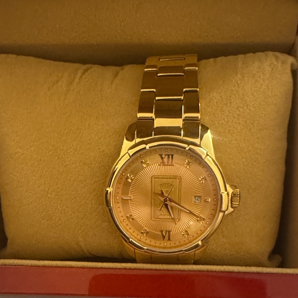 Gold Stainless Steel Watch